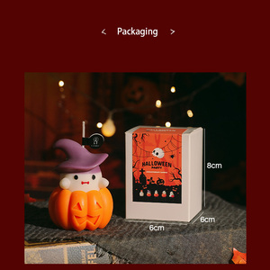Velas Aromáticas Creativas y Divertidas Hechas a Mano con Forma de Fantasma de Mago de Dibujos Animados, Velas Perfumadas de Halloween con Caja de Regalo - Product Image 2
