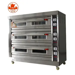 China Hoge Kwaliteit Leverancier Hot Air Rotary Brood Pizza Bakken Oven