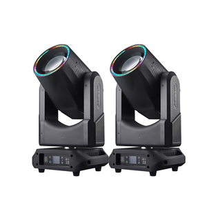 Luces para <span class=keywords><strong>Discoteca</strong></span> de 380w, Luz Móvil Beam con Tira de Luz Anular y Efecto Atomizador, Cabeza Móvil de 380w, Luces DJ, Luz de <span class=keywords><strong>Discoteca</strong></span> - Product Image 2