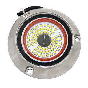 Chất lượng cao vòng 180W không thấm nước IP68 24V 316L thép không gỉ đại dương dưới nước dẫn du thuyền đèn - Product Image 5