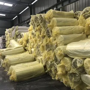 Fiber Glass Wool Blanket Insulation Roll As Cheap Price Thermal Insulation Building Material