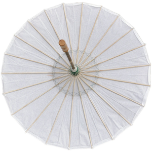 Parasols de mariage en <span class=keywords><strong>bambou</strong></span> avec manche en bois peint de 84 cm de diamètre, personnalisables avec logo et couleur, idéaux comme cadeaux pour les invités. - Product Image 6