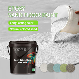 Matériaux de revêtement de sol en époxy de haute qualité Foshan, auto-nivelants, effet marbre, sable coloré, peinture de revêtement de sol en époxy - Product Image 5