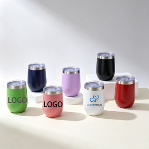 Vaso Térmico Mini de 350ml (12oz) con Doble Pared y Aislamiento al Vacío, Revestimiento Interior de Acero Inoxidable 304 y Exterior de Acero Inoxidable 201, Personalizable con Logotipo - Product Image 1