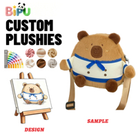 Fabricant de sacs en peluche personnalisés OEM, sac à dos en peluche ours en peluche, sacs en peluche rembourrés de coton PP, ODM selon votre conception