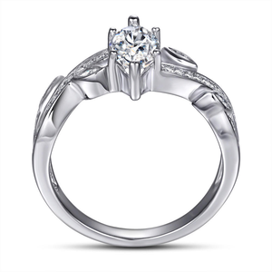 <b>Jewelry</b> Manufacturers 925 Sterling Silver Rings Women's Stylish ring Romantic Marquise Cut Rhodium Plated Women's Fine <b>Jewelry</b> - Product Image 3