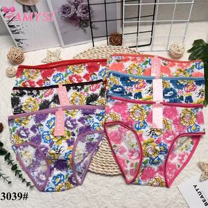 3039 #   Güneydoğu Asya Hızlı Satış Düşük Fiyat Toptan Çocuk Kız Yazlık Nefes Alabilen Süt İpek Külotlar Orta Bel Çiçek Desenli Külotlar - Product Image 4