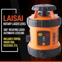 Niveau laser rotatif rouge LAISAI LS515IIM 360° °   Instrument de nivellement laser automatique horizontal et vertical pour l'ingénierie