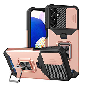 เคสโทรศัพท์แบบมีวงแหวนหมุนได้ ป้องกันการกระแทก สำหรับ Samsung S25 S25 Plus S25 Ultra พร้อมหน้าต่างเลื่อน - Product Image 4