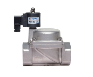 Válvula Solenoide de sellado de PTFE, pistón piloto de acero inoxidable de alta presión, KLS-50-D1, nuevo producto - Product Image 1