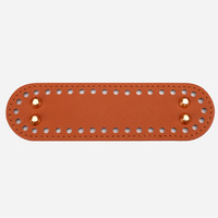 Base de sac ovale en PU tissée à la main Hyun-a Kim 18x5 pour accessoires de couture domestiques