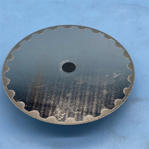 Lame de coupe de pierres précieuses en <span class=keywords><strong>verre</strong></span> 6 pouces Diamond Caoted Grit 120 Super Thin Cutting Saw Plate - Product Image 6