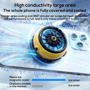 Refroidisseur magnétique pour téléphone portable MEMO CX04, idéal pour les diffusions en direct, avec refroidisseur de téléphone pour jeux - Product Image 6