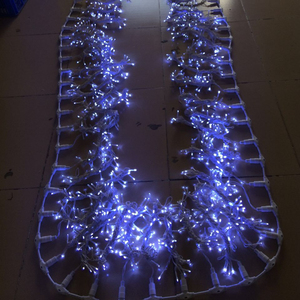 Cadena de luces de cortina para exteriores de alta calidad 2025 gran oferta Cable de goma IP 67 ventana Led con Flash cortina Led luces de Navidad - Product Image 1