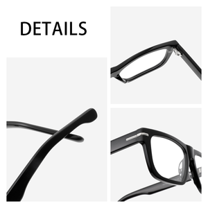 <span class=keywords><strong>Gafas</strong></span> Ópticas <span class=keywords><strong>Rectangulares</strong></span> Clásicas al por Mayor, Montura Gruesa de Acetato Vintage, <span class=keywords><strong>Gafas</strong></span> con Protección Anti-Luz Azul para Hombres, Mujeres y Unisex - Product Image 3