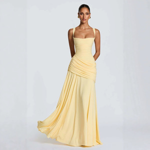 <span class=keywords><strong>Vestido</strong></span> de Noche Largo <span class=keywords><strong>Azul</strong></span> Marino de Lujo con Cuello Cuadrado y Cintura Fruncida, Estilo Línea A, <span class=keywords><strong>para</strong></span> Mujer, Elegante, Formal, <span class=keywords><strong>para</strong></span> Fiesta, Graduación, <span class=keywords><strong>Boda</strong></span>, Invitada - Product Image 2