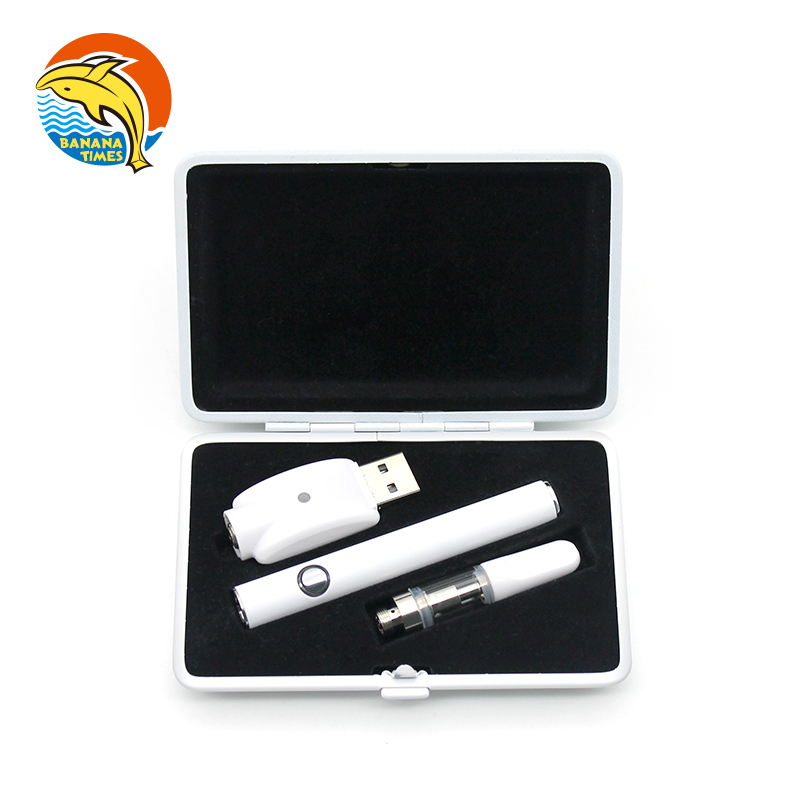 British Columbia Lab tsted 10.5mm black cartridge battery pen free Custom logo 2.7V variable voltage 510 usb battery