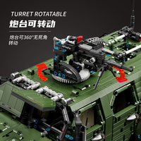 Tgl T4015 Kendaraan Militer Off Road Versi Statis Model Perakitan Blok Bangunan Tingkat Kesulitan Tinggi Hadiah Liburan