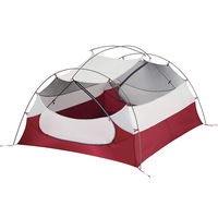Tente compacte 3-4 personnes 210T à treillis à trois points, légère et imperméable pour la randonnée solo, le camping en plein air, le trekking et la randonnée à sac à dos