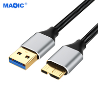 Kabel Data Transfer USB Type-C ke Printer & Komputer Berbahan Aluminium Alloy Nylon Baru dengan Kompatibilitas Scanner