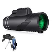 Jumelles simples longue portée télescope monoculaire 80X10O lentille en verre optique vision nocturne à faible luminosité pour la portée sportive de chasse