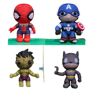 Personnages de thème de dessin animé gonflable <span class=keywords><strong>géant</strong></span> NOVA de haute qualité <span class=keywords><strong>Super</strong></span> héros Spiderman Iron Man Marvel Avenger mascotte Air électrique - Product Image 1