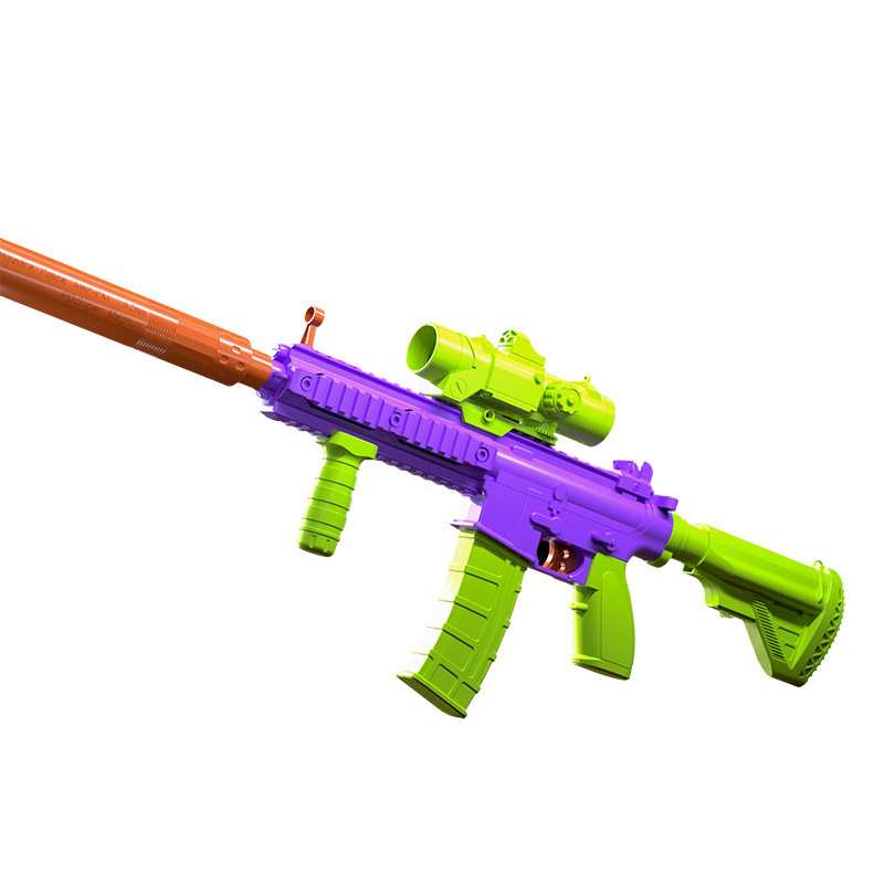 M416 Gravity color radish gun Mini 3D gravity machine gun for kids Automatic reloading toy gun model