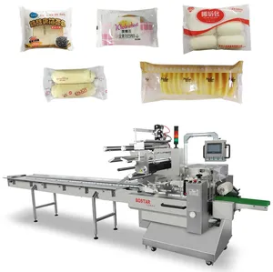 Multi-Function Automatic Slice Bread Filling Nitrogen Bread Packing Machine For Bread Trade