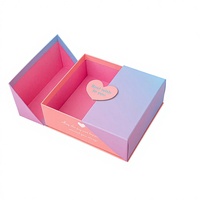 Boîte cadeau rigide de luxe en carton ondulé, estampage de logo doré, revêtement UV, réutilisable, écologique, pour cadre photo et bijoux