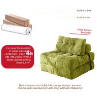 Fauteuil pouf modulaire personnalisé pliable en tissu rembourré de mousse, pour s'asseoir et se reposer, mobilier de salon et de maison