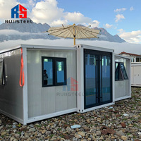 RUIISTEEL Casa Maison modulaire Maison conteneur pliable Remorque de toilette portable