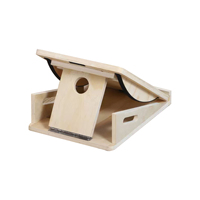 Planche d'équilibre professionnelle Skyhope-P en bois 2-en-1, inclinable et réglable, écologique, pliable, portable, pour un fitness complet