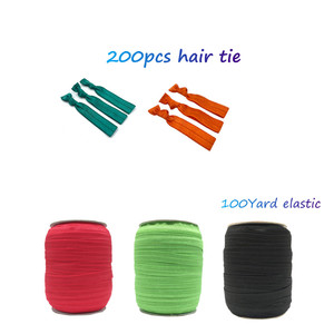 100 Yardas de Cinta Elástica Plegable Sólida de 15mm en 55 Colores Vibrantes, Venta al por Mayor, Cinta Elástica FOE para Manualidades, Diademas y Accesorios para el Cabello - Product Image 5