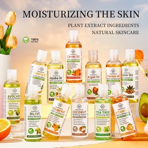 Aceite hidratante para el cuidado de la piel con extracto de plantas naturales, varios tipos: aguacate, jojoba, coco, cúrcuma. Aceite esencial facial y corporal para la piel. - Product Image 5