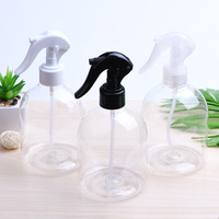 Flacon pulvérisateur à gâchette en plastique de forme ronde de grande capacité de 500ml, brume fine de 16 oz pour cosmétiques et shampoing