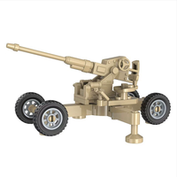 MOC Ensemble de canons anti-aériens à petites particules neutres, armes DIY, obusier, lance-roquettes, jouets militaires