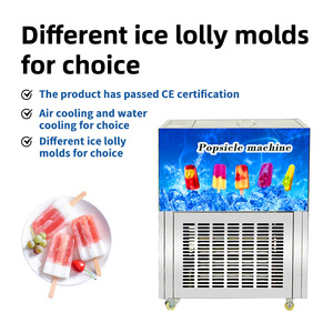 Máquina Comercial Nueva <span class=keywords><strong>de</strong></span> Alta Productividad con 2 Moldes para Hacer Helados y Paletas <span class=keywords><strong>de</strong></span> Hielo <span class=keywords><strong>de</strong></span> Acero Inoxidable - Product Image 1