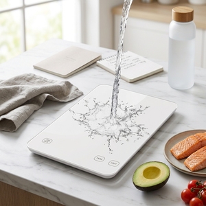 Balança Digital de Alimentos OEM com Precisão de 1g, Balança de Cozinha Personalizada em Vidro para Dieta e Cafeteria - Product Image 5