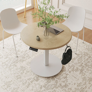 Escritorio de Computadora Ergonómico Ajustable en Altura con un Solo Motor y 3 Etapas, Modelo Moderno 2026, Color Amarillo - Product Image 1