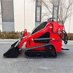 क्रॉलर मूविंग प्रकार गैसोलीन इंजन घटक कॉम्पैक्ट लोडर्स स्किड आगे मिनी स्किड लोडर - Product Image 6