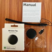Localizador GPS Inteligente, Sistema Dual, Localizador de Objetos Perdidos, Compatible con Logotipo Personalizado OEM, CR2032, IP67, Mini Etiqueta al por Mayor
