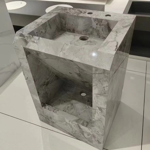 Plein Debout Double Niveau Wudu Mate Marbre Fini Pierre Frittée Main Pied Lavabo <span class=keywords><strong>pour</strong></span> Mosquées Musulmans Prière Meubles - Product Image 1