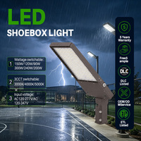 Projecteur LED extérieur en aluminium certifié ETL 90W-300W, IP65, AC277V/347V, pour parking et éclairage de rue (stock US)
