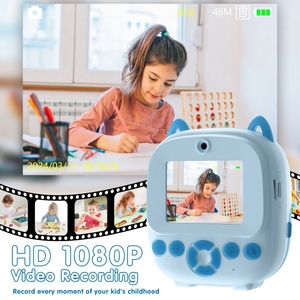 กล้องถ่ายรูปเด็กขนาดเล็ก 1080P HD พร้อมพิมพ์ภาพทันทีและเกมสำหรับเด็กเล็ก - Product Image 5