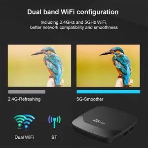 กล่องทีวี 4K OTT รุ่น Z6mini ระบบ Android 13 กล่องสมาร์ททีวี รองรับ WIFI แบบดูอัลแบนด์ พร้อมรีโมทสั่งงานด้วยเสียง และรองรับ Ma Gistv - Product Image 5