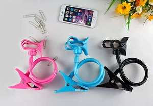 Nhôm Hợp Kim Cổ Ngỗng Cánh Tay Dài Điện Thoại Di Động Chủ Linh Hoạt Không Thấm Nước Giường Bàn Kẹp Lười Biếng Chủ - Product Image 2