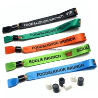 Bracelets en tissu personnalisés pour festivals de musique, bracelets écologiques, bracelets de festival, bracelets en tissu tissé