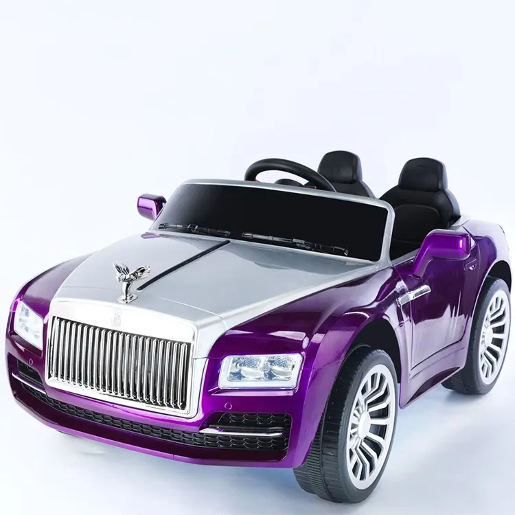 子供のための車の最新の豪華な2人乗りBluetoothRCキッズ電気玩具ライド