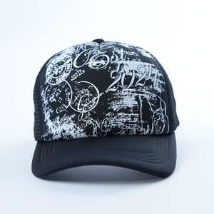 Oem fabbricazione basso Moq stampa personalizzata ricamo colore contrasto Sport cappellino da uomo camionista cappellino da Baseball in rete - Product Image 2