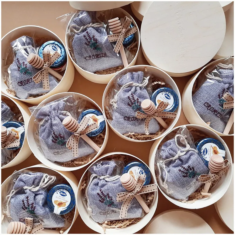 Offre Spéciale Photo personnalisée inachevée Logo acrylique transparent souvenir de mariage cadeau couvercle coulissant boîte en bois
